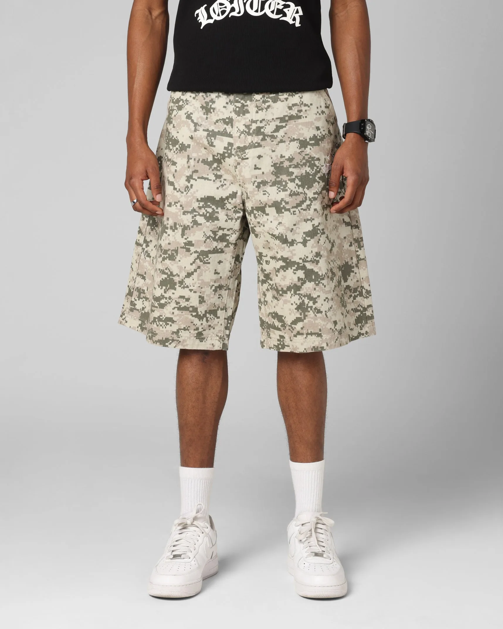 MoistureWickingLining Loiter F-16 Denim Jorts Digi Camo
