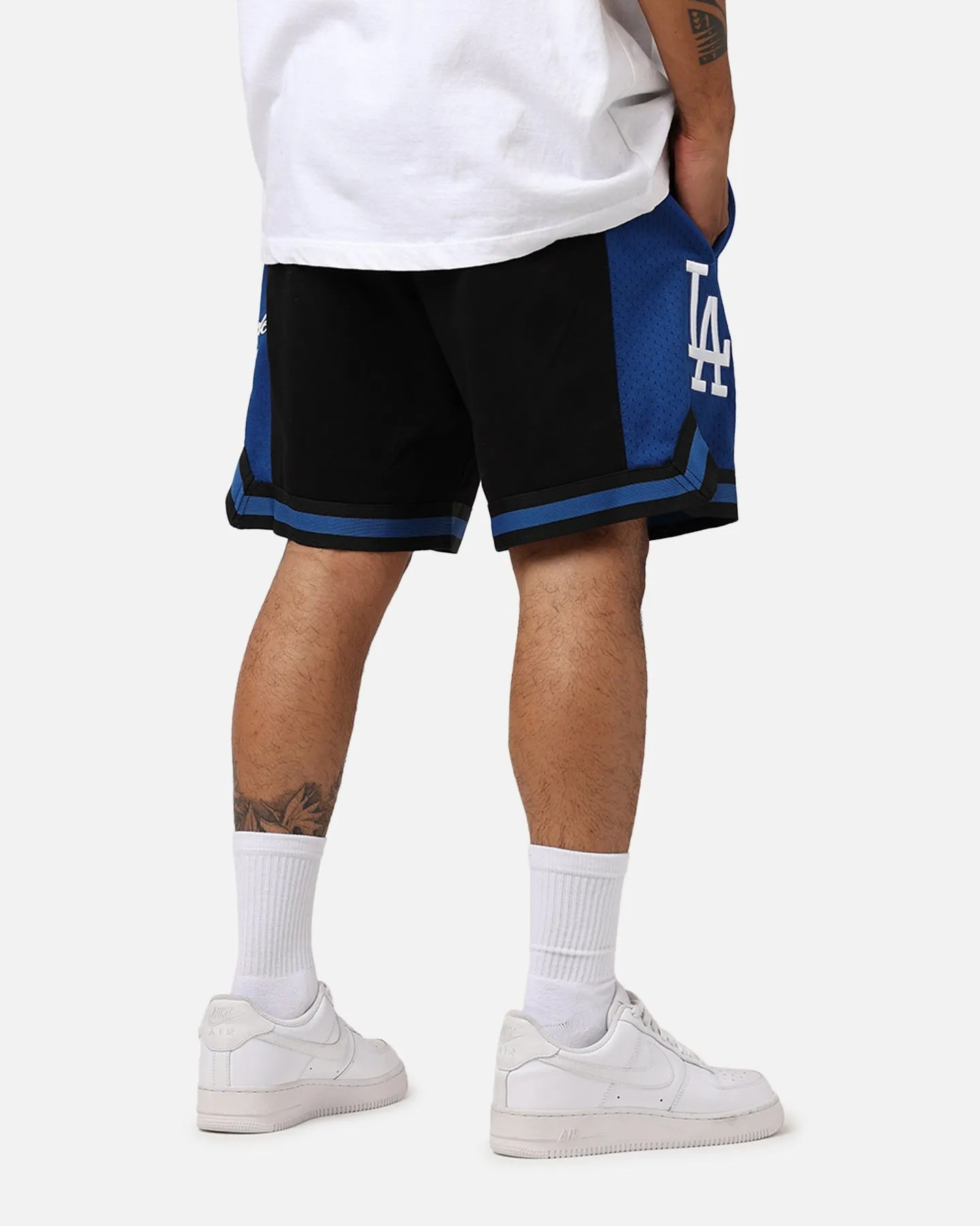 All Season Travel Fashion Pro Standard Los Angeles Dodgers Fast Lane Dark 2.0 Shorts Black/Blue
