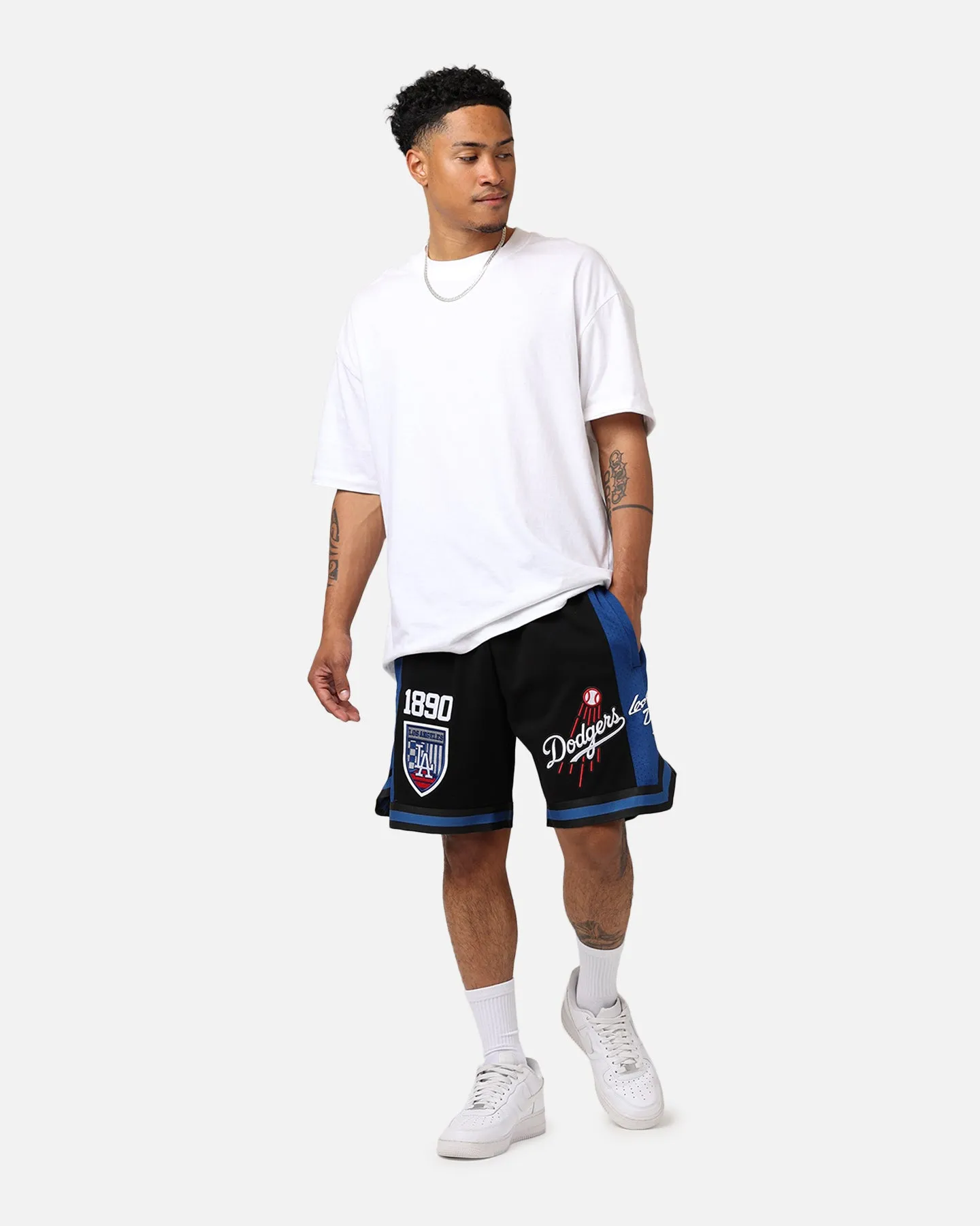 Tagless label Warm Layers Pro Standard Los Angeles Dodgers Fast Lane Dark 2.0 Shorts Black/Blue