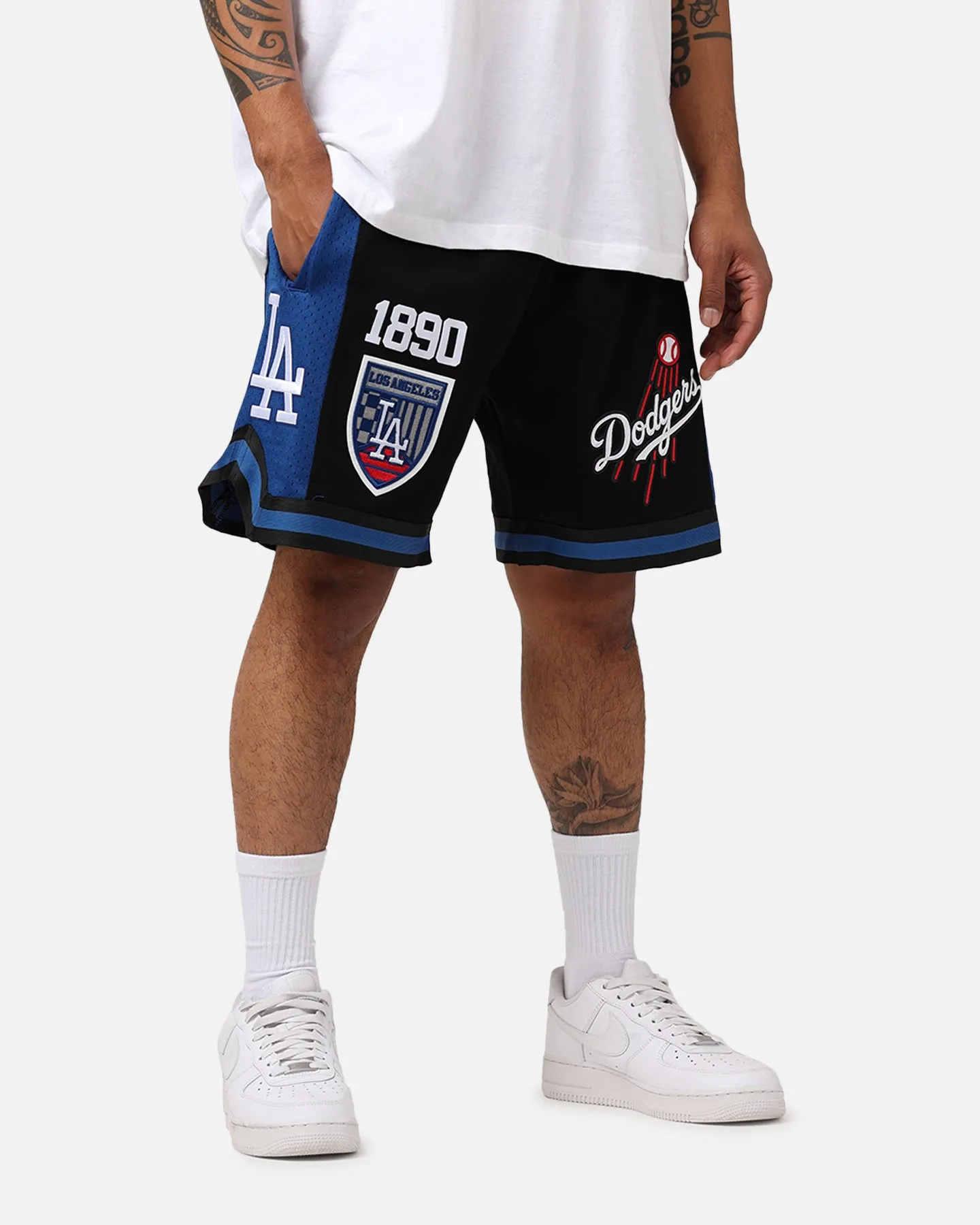 Easy Care Fabric Pro Standard Los Angeles Dodgers Fast Lane Dark 2.0 Shorts Black/Blue