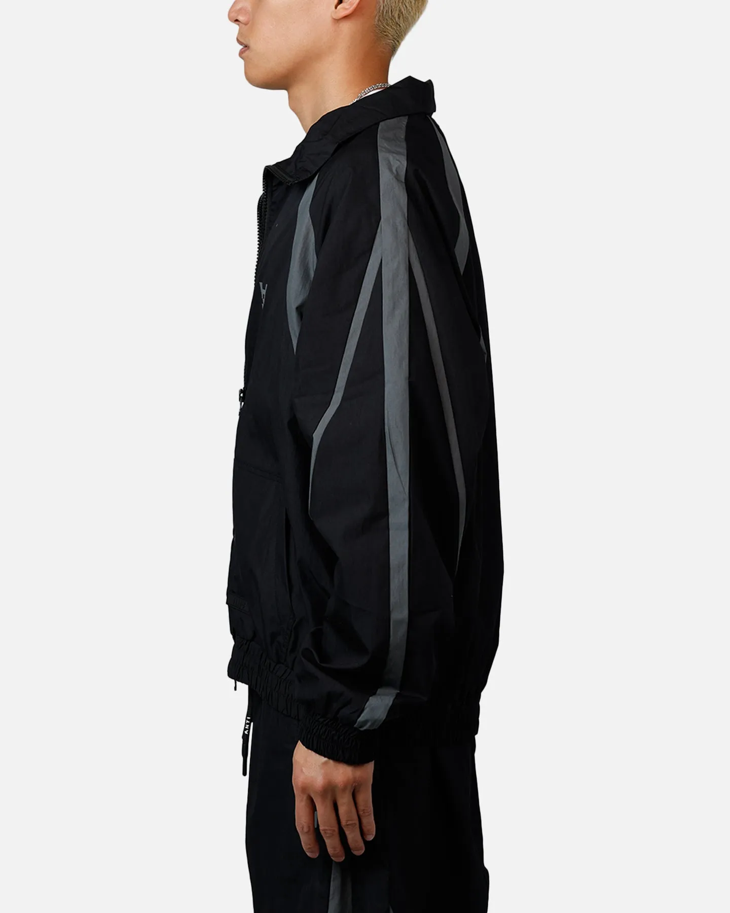 The Anti Order Acolyte Windbreaker Jacket Black/Grey Comfort Design Soft Shell