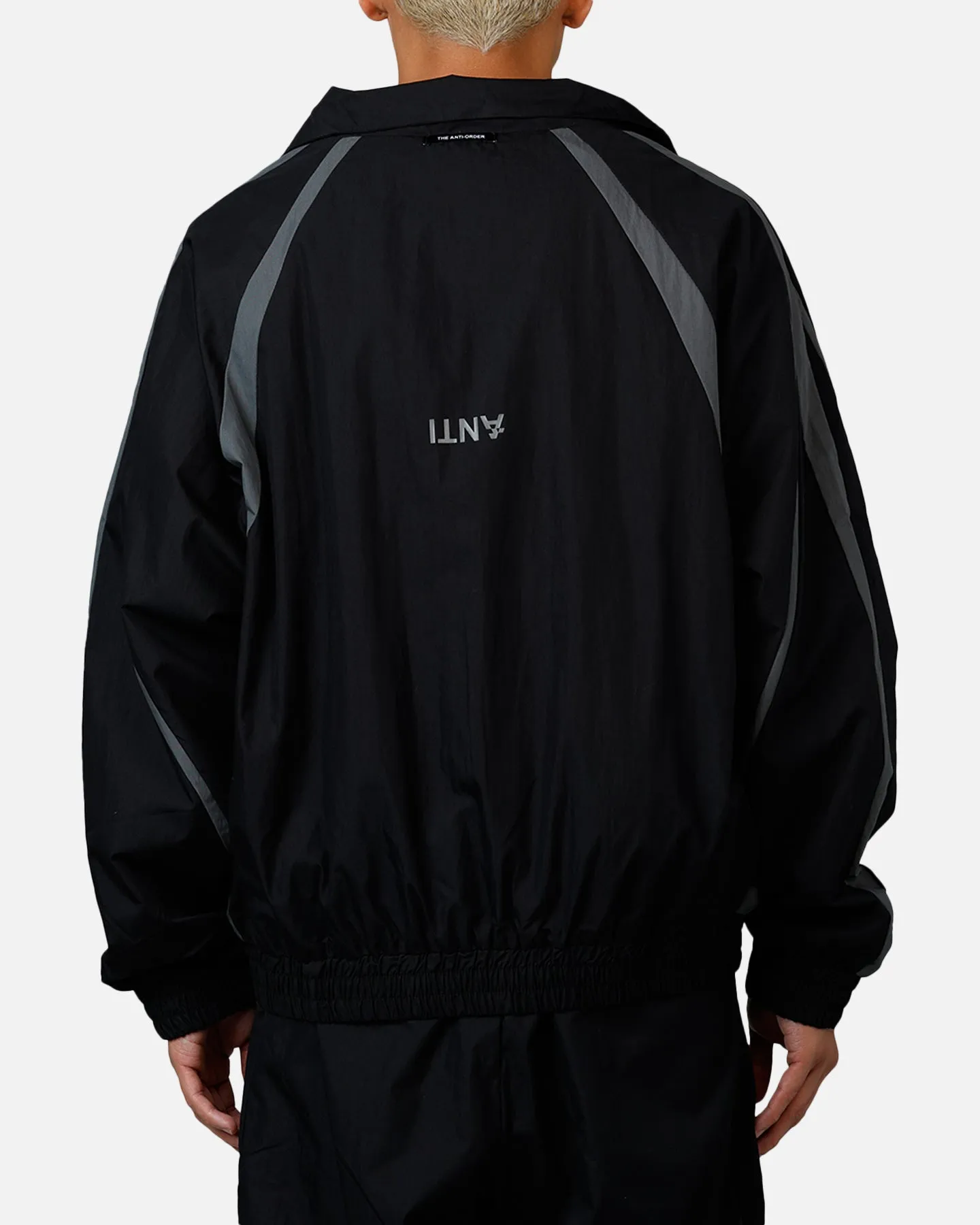 The Anti Order Acolyte Windbreaker Jacket Black/Grey suitable for work uniforms