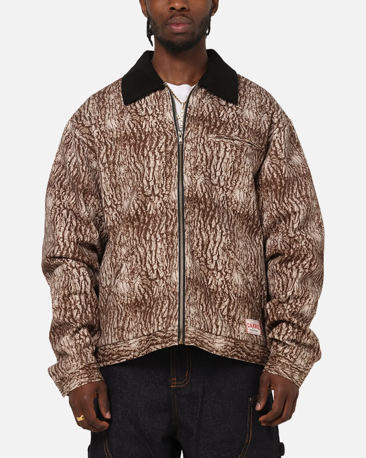 Carre Canvas Jacket Tree Bark Storm Proof Cold Wind