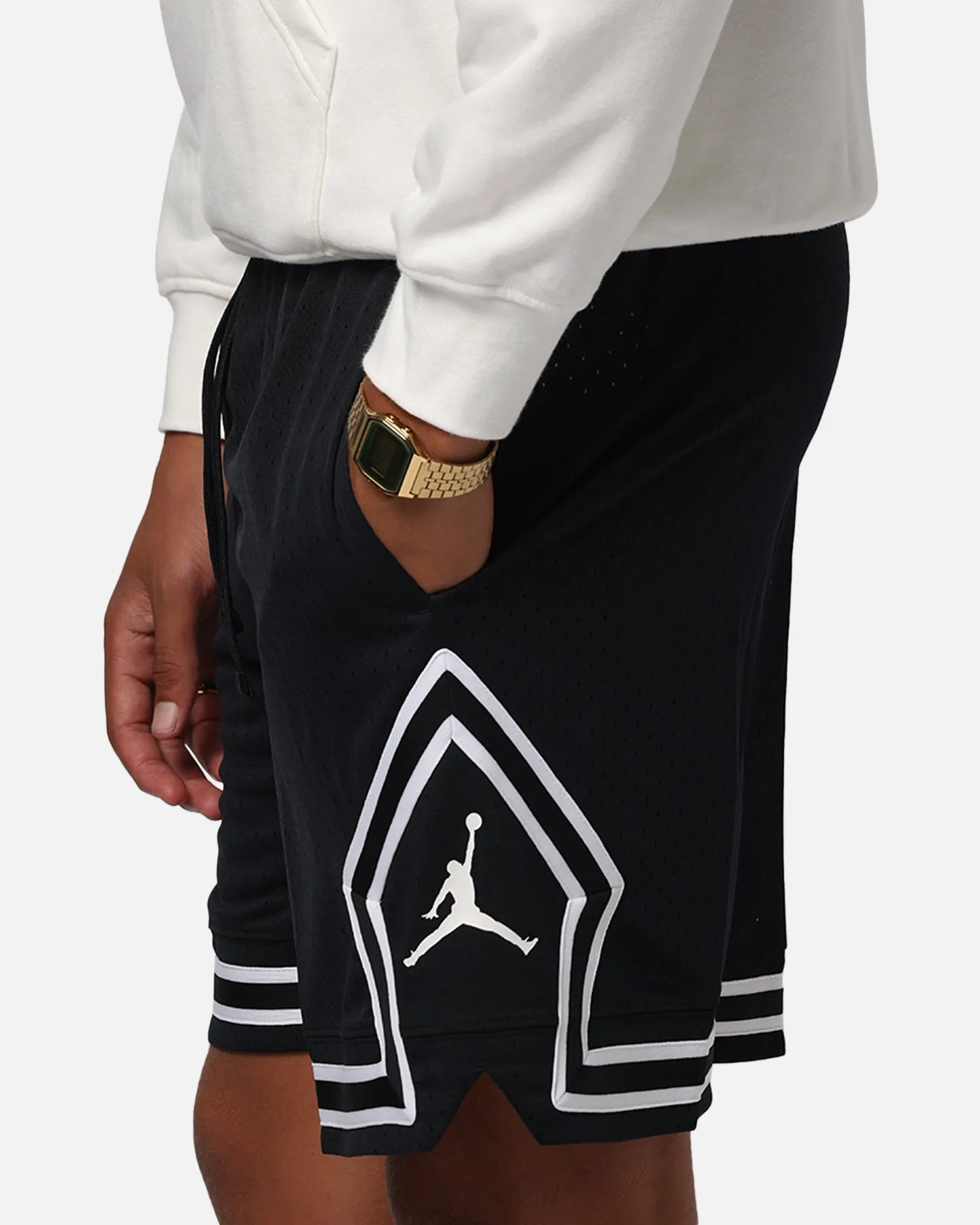 Jordan Dri-FIT Sport Diamond Shorts Black/White/White Sport Flex Fit