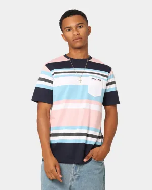 Nautica Fundy T-Shirt Multi-Coloured SoftTouchFinish Slim Fit Cut