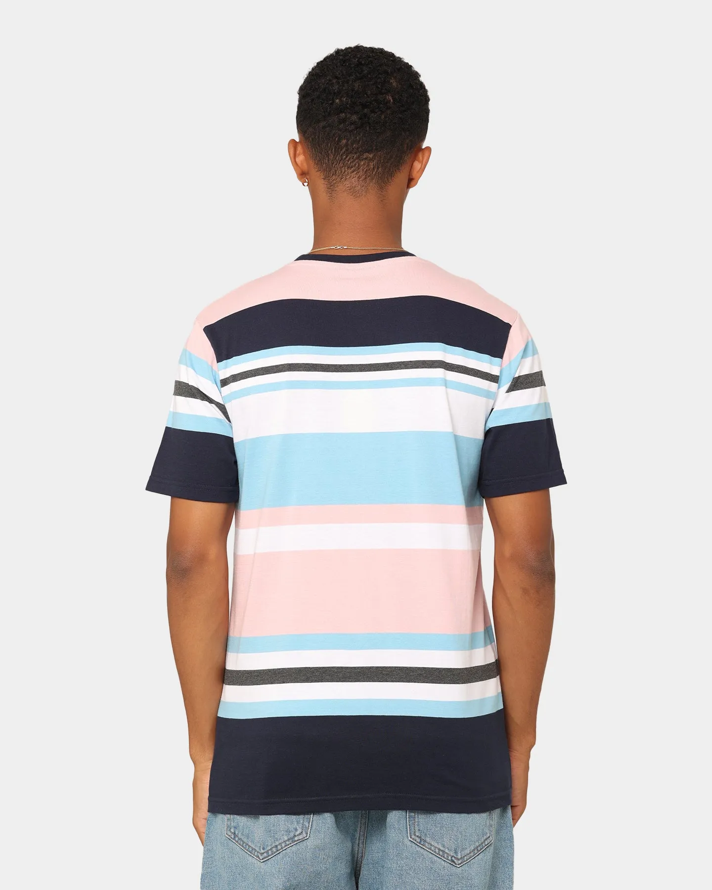 Nautica Fundy T-Shirt Multi-Coloured Reinforced Shoulder