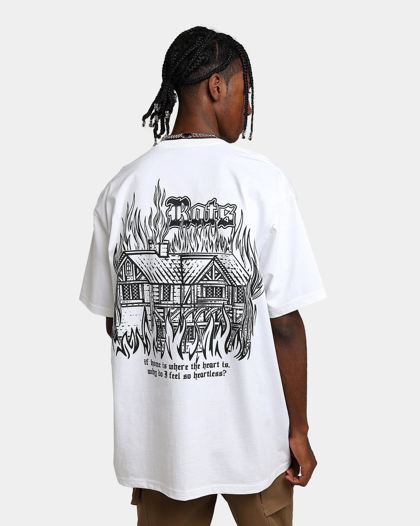 Rats Get Fat Rats Heartless T-Shirt White Moisture wicking