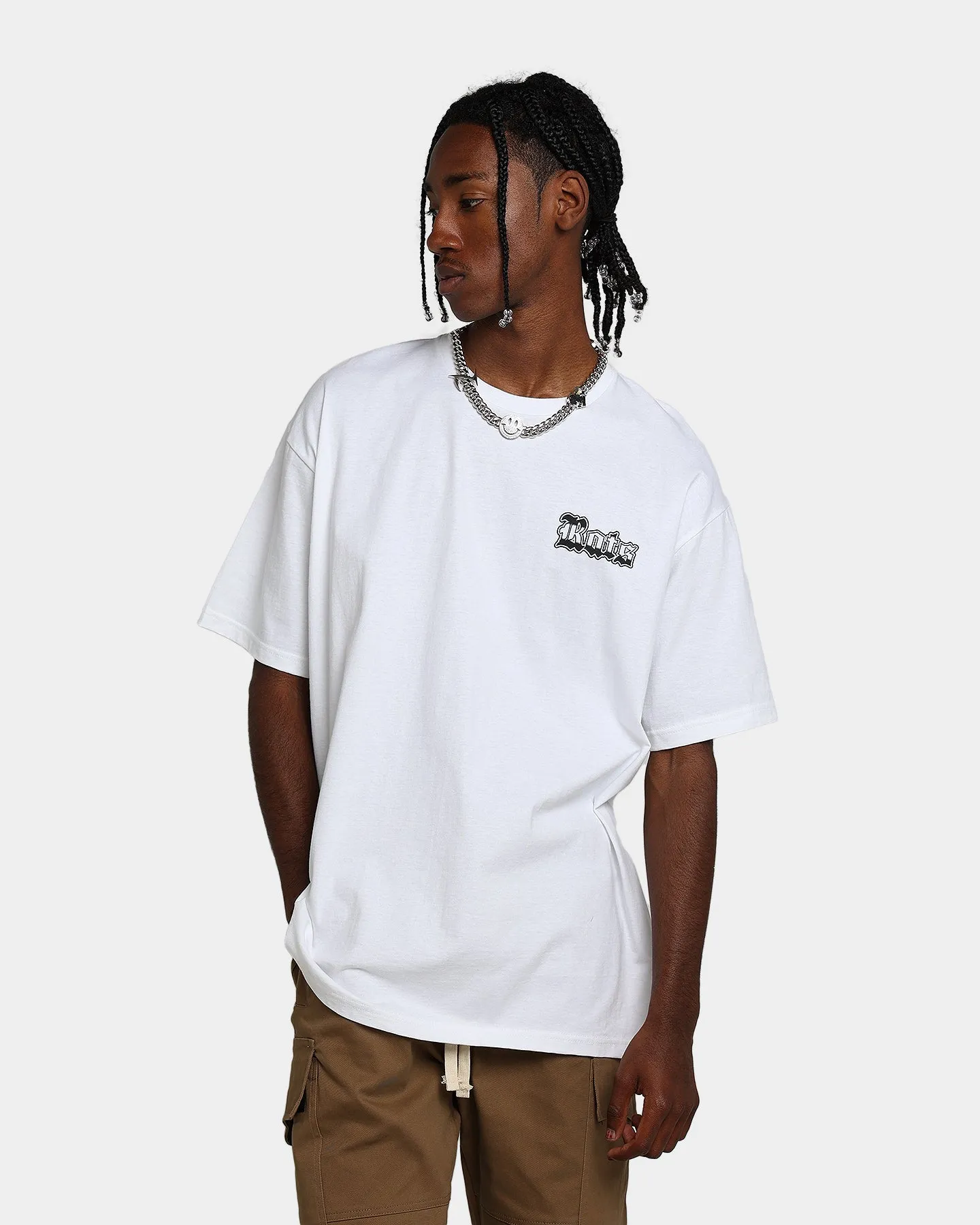 Rats Get Fat Rats Heartless T-Shirt White Vegan