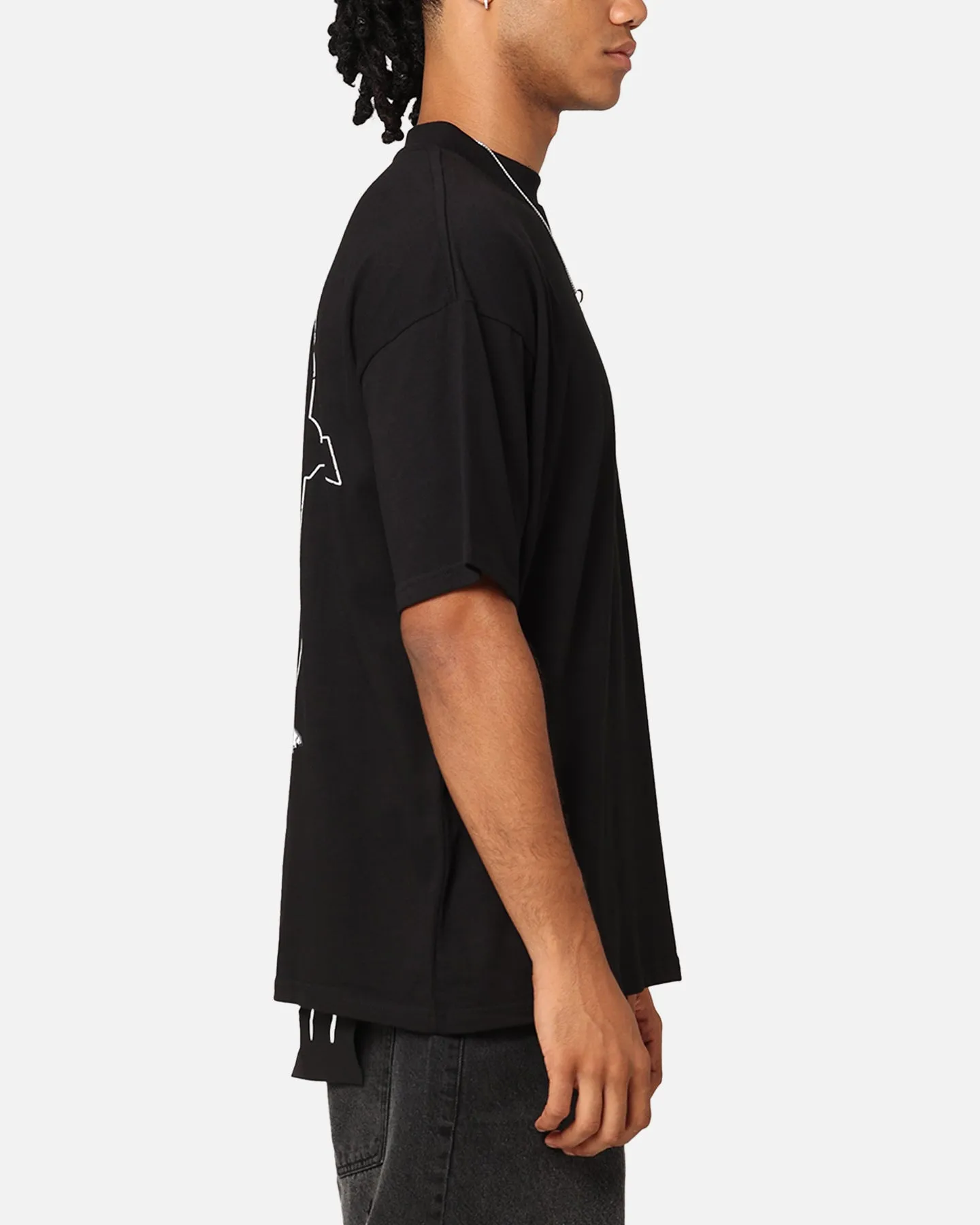 Stretchable Fabric short sleeved Saint Morta Faceless Muse T-Shirt Black