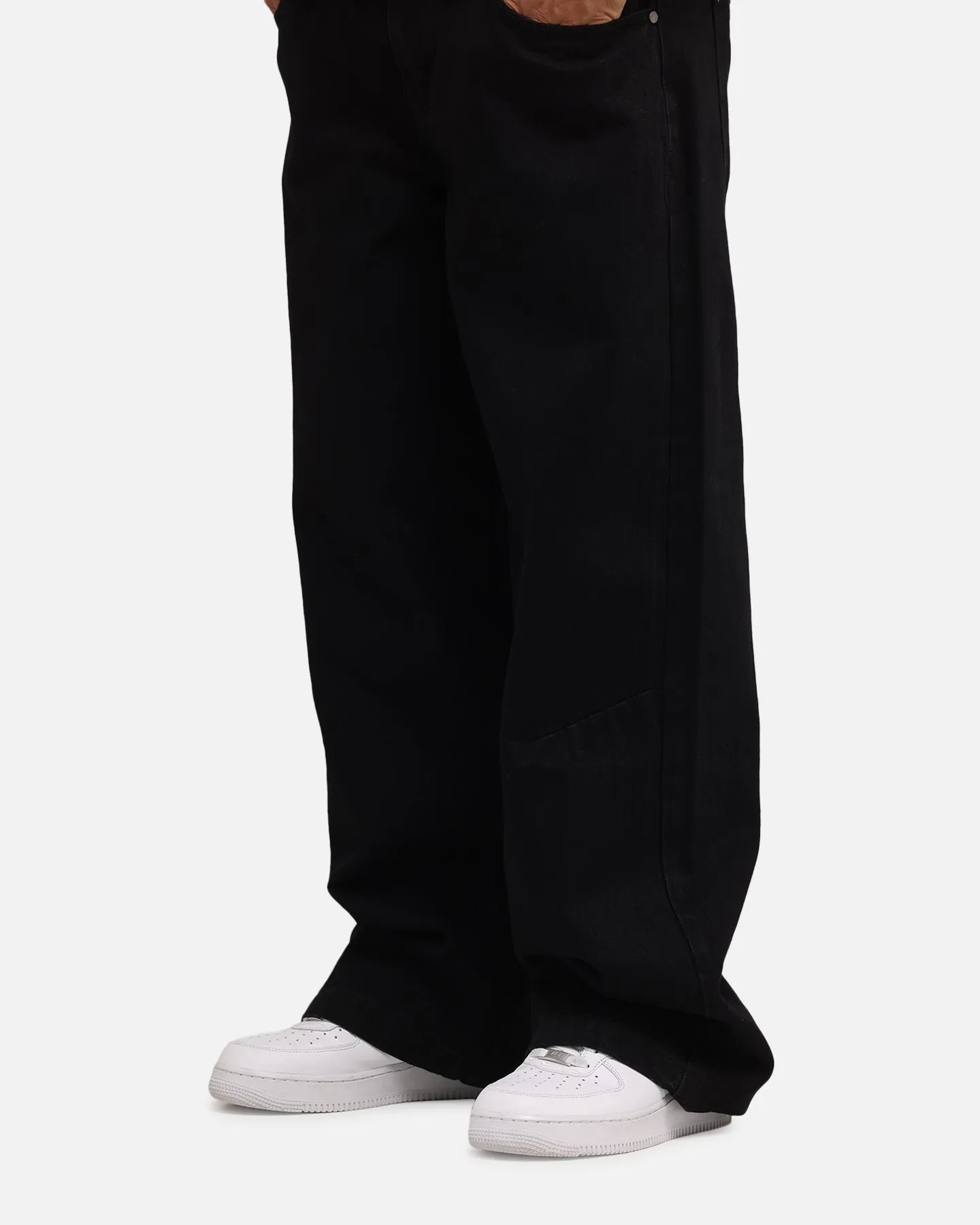 Comfy Look Comfortable Wear Saint Morta Amplus Jeans Black Stonewash
