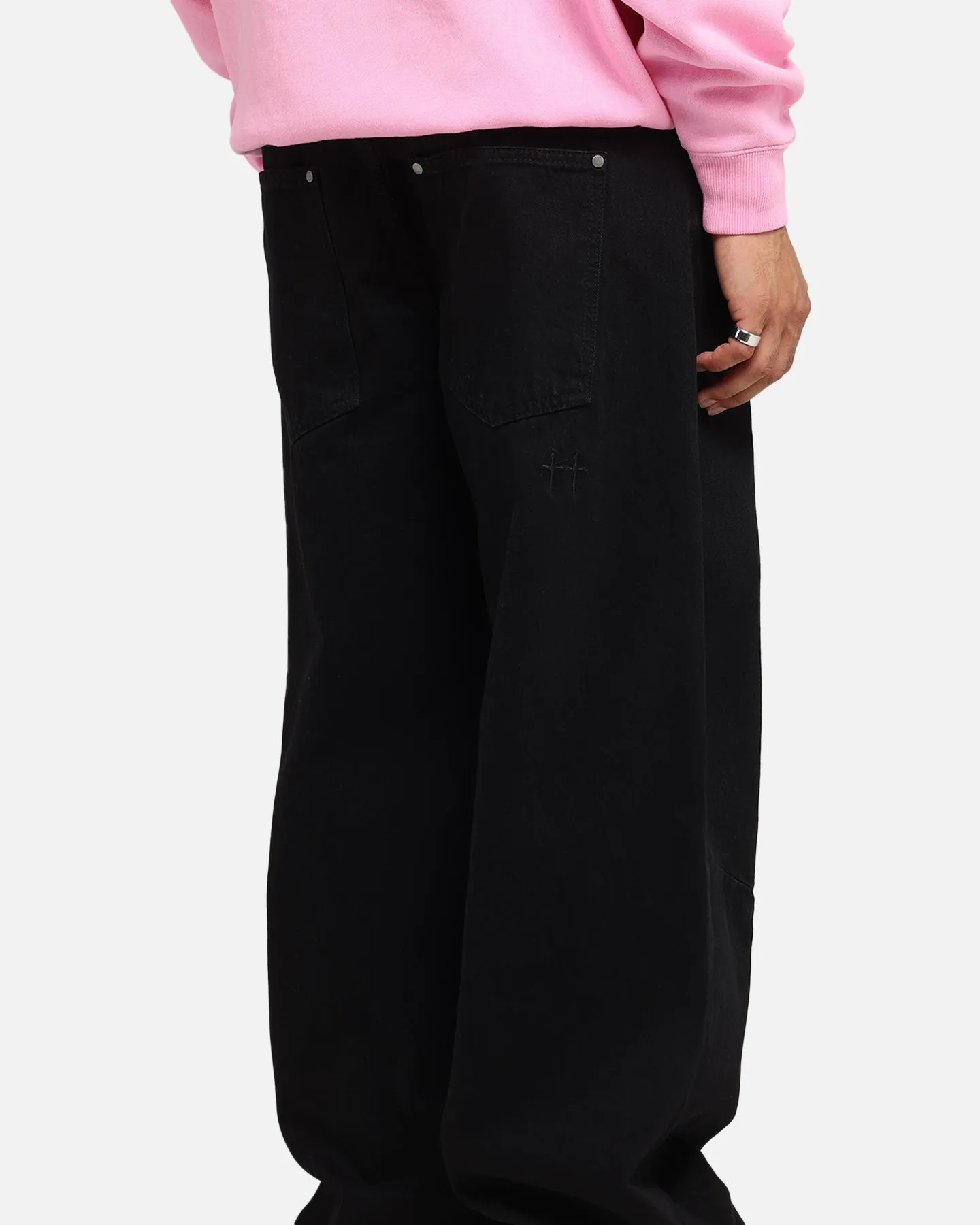 Saint Morta Amplus Jeans Black Stonewash Modern Design Flattering Fit Wear