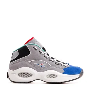 Dual Density Cushioning Reebok Classics Basketball Men Question Mid Allen Iverson Draft Night Grey Blue GZ7283