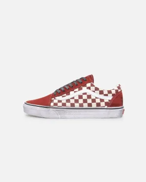 Vans Old Skool Stressed Red/White Firm Ground Sand Move