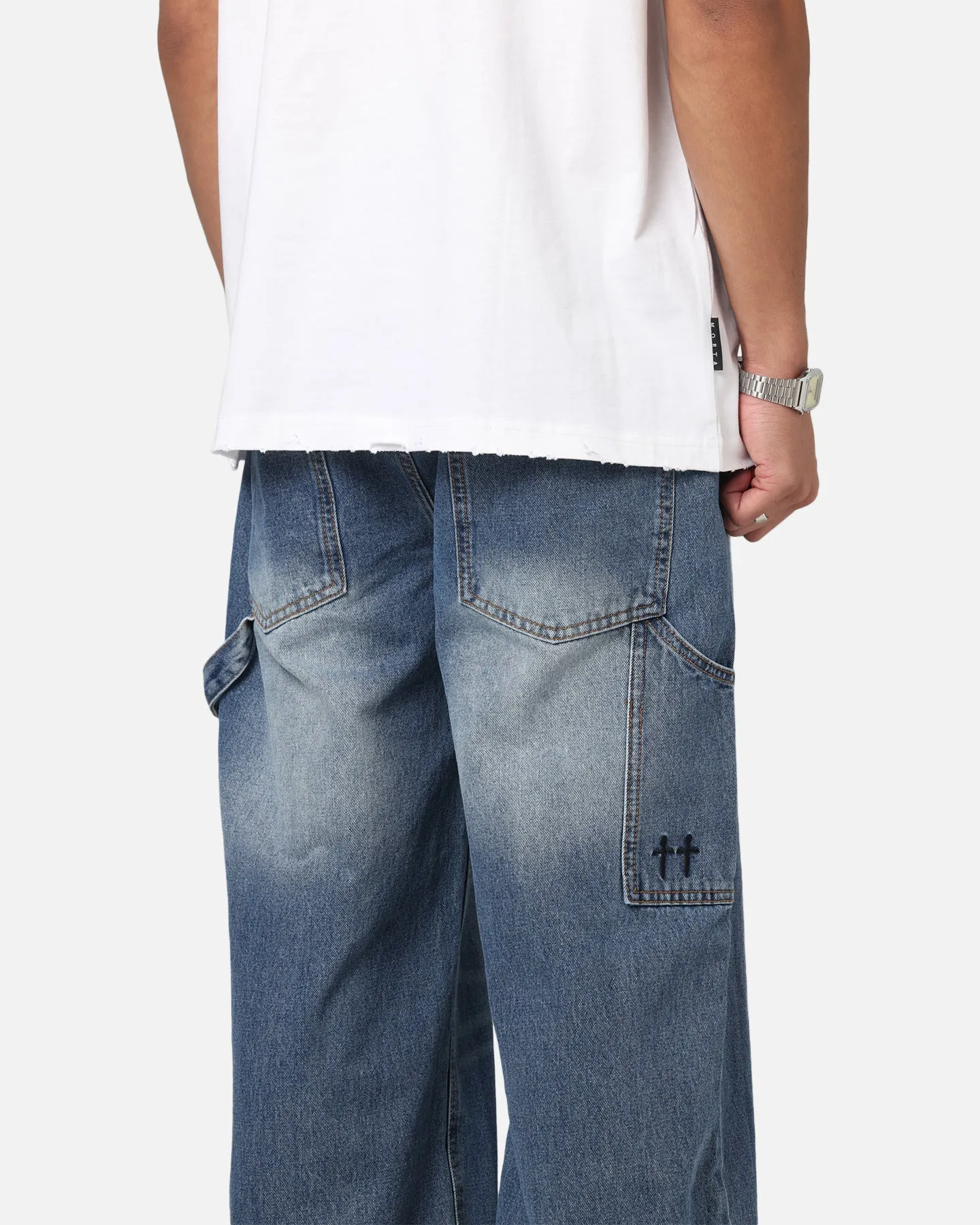 Comfy Essentials Wear Everyday Must-have Saint Morta Amplus Recon Carpenter Jeans Vintage Blue
