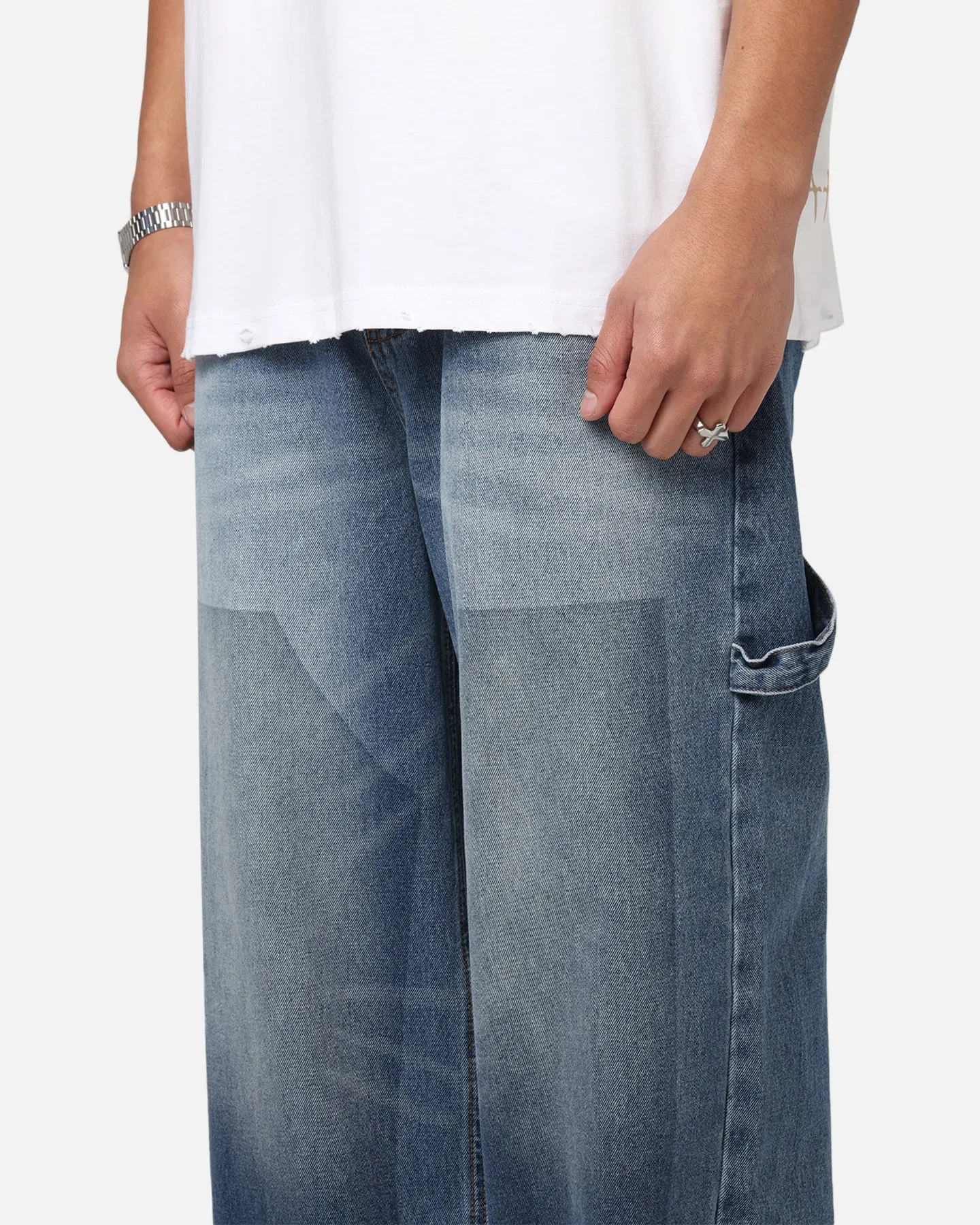 Heat Dissipating Saint Morta Amplus Recon Carpenter Jeans Vintage Blue