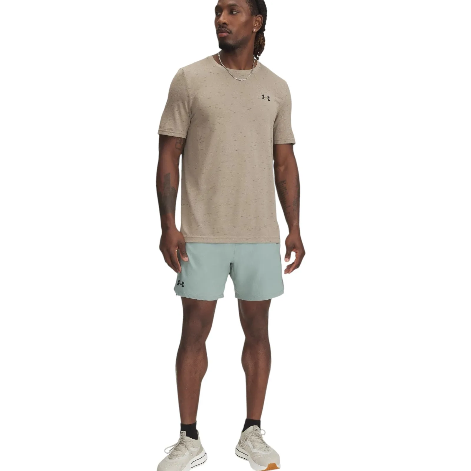 Under Armour Vanish Mens 6" Fitted Woven Shorts ReinforcedStressPoints Tactile Feedback Loops