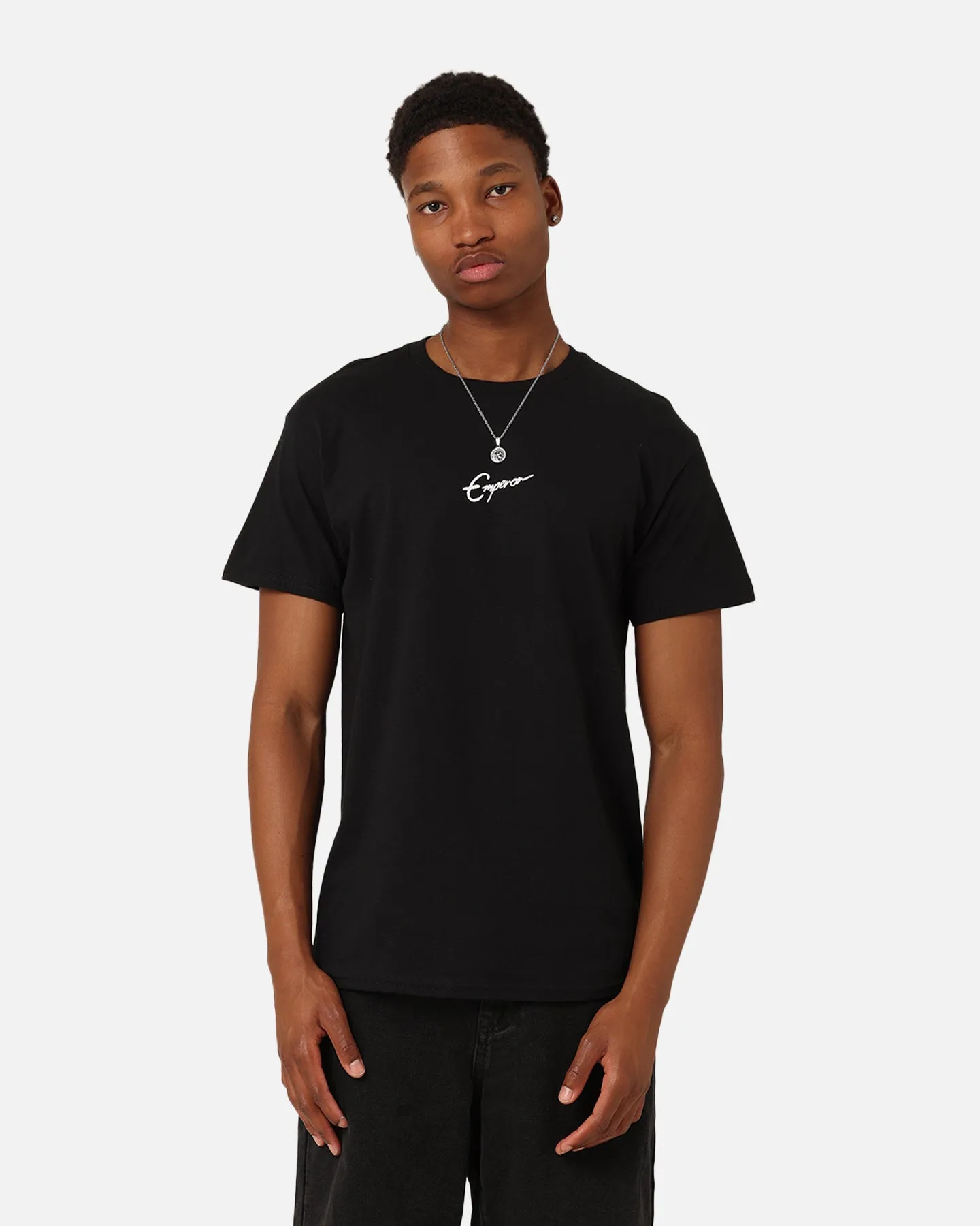 Fashion Comfort Athletic Comfort Wear Emperor Apparel Signature T-Shirt Black