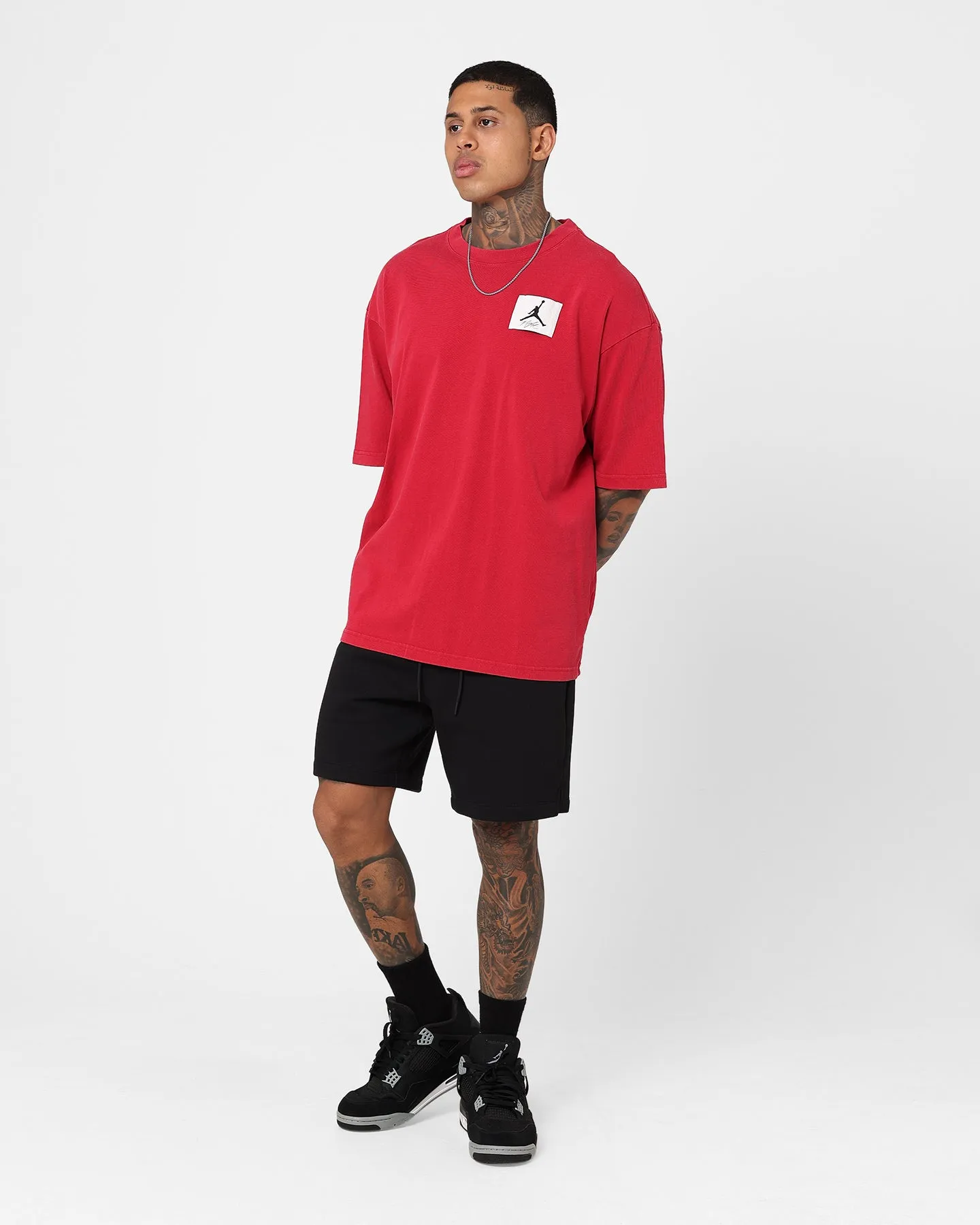 Modern Simplicity EcoFriendlyMaterial Jordan Flight Essentials Oversized T-Shirt Cardinal Red