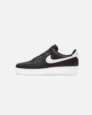 Wear Resistant Outsole Gym Quick Nike Air Force 1 '07 Black/White