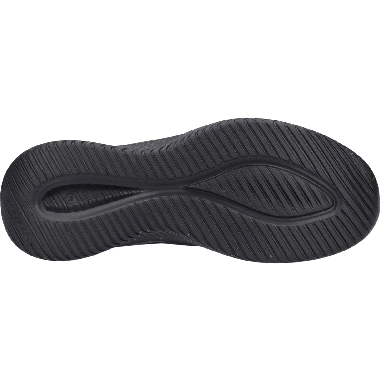 Mix Hue Shine Tone Skechers Mens Ultra Flex 3.0 - Right Away Wide Trainer Black