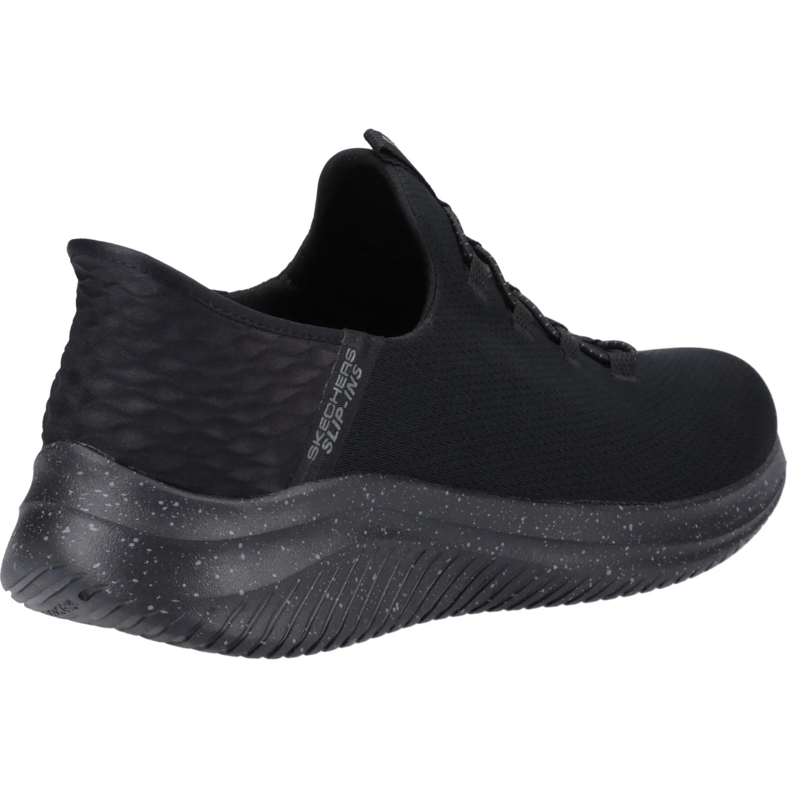 Skechers Mens Ultra Flex 3.0 - Right Away Wide Trainer Black Natural Fiber Lining
