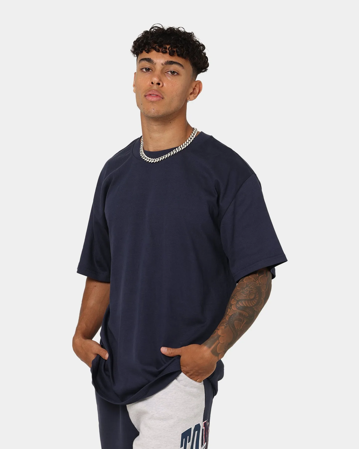 LowImpact Manufacturing Smart Fit AS Colour Heavy T-Shirt Midnight Blue
