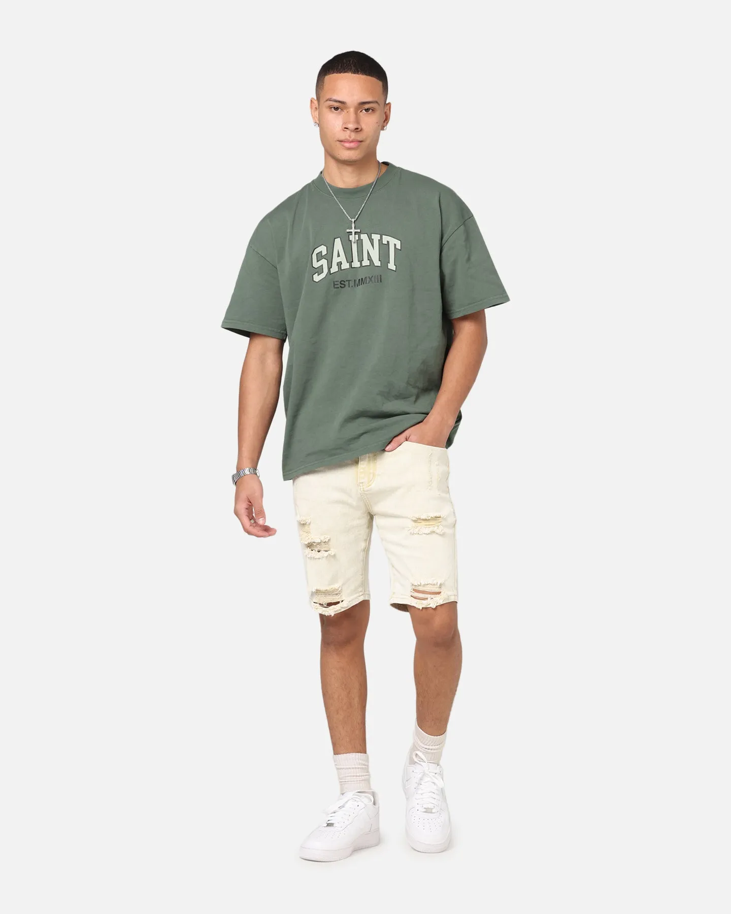 stain - resistant Summer Mood Saint Morta Dynasty V2 Denim Shorts Dirty Blonde