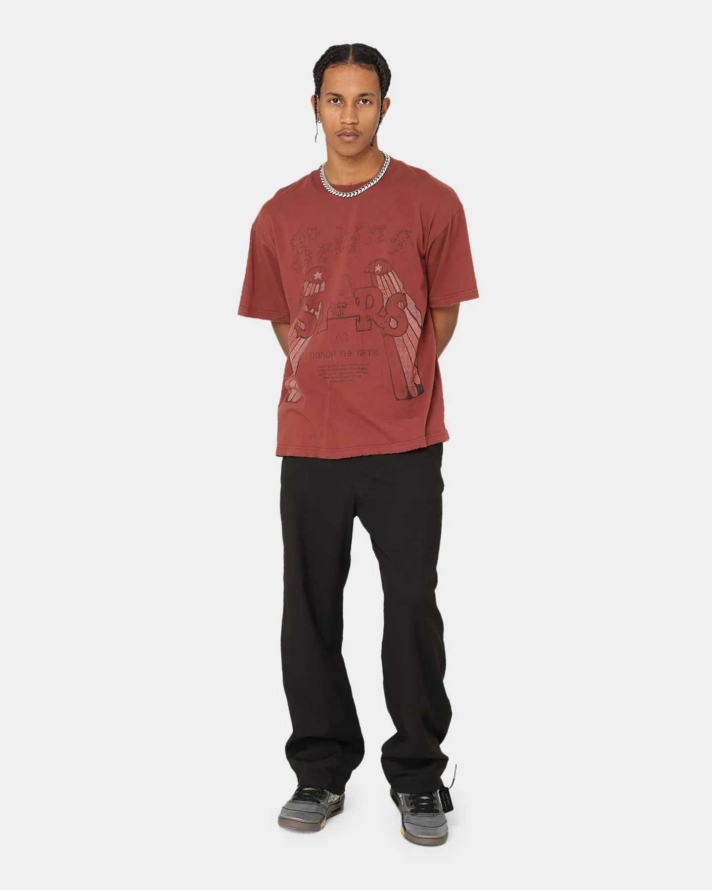 Honor The Gift Seeing Stars T-Shirt Hickory Cotton Blend On-the-Go Comfort