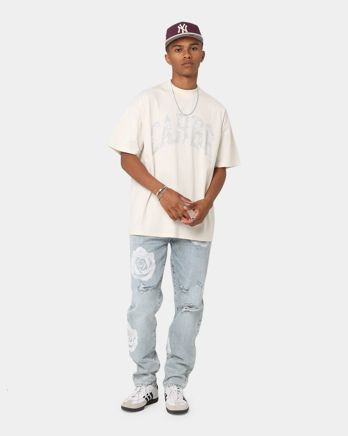 Daily Style Trend Sophisticated Casual Carr?? Arch Oversized T-Shirt Off White