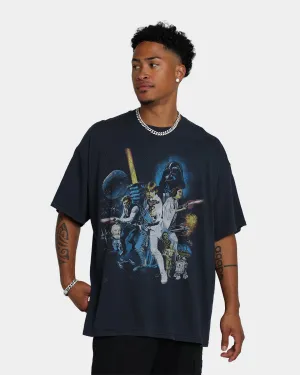 Grails Lightsaber Vintage T-Shirt Vintage Wash Cozy Fit stain resistant coating