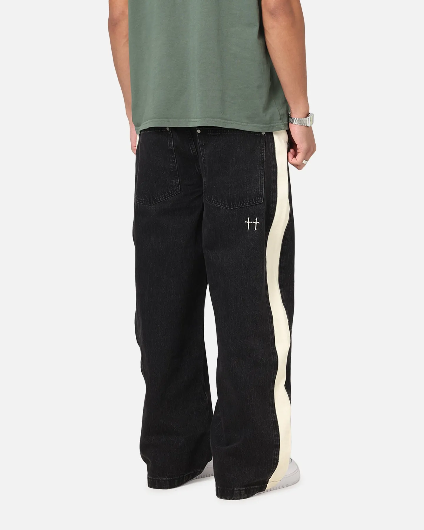 Saint Morta Amplus Sidewinder Jeans Black/Off White Multi Purpose