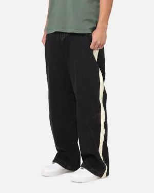 Cozy Layering Functional fashion wear Saint Morta Amplus Sidewinder Jeans Black/Off White