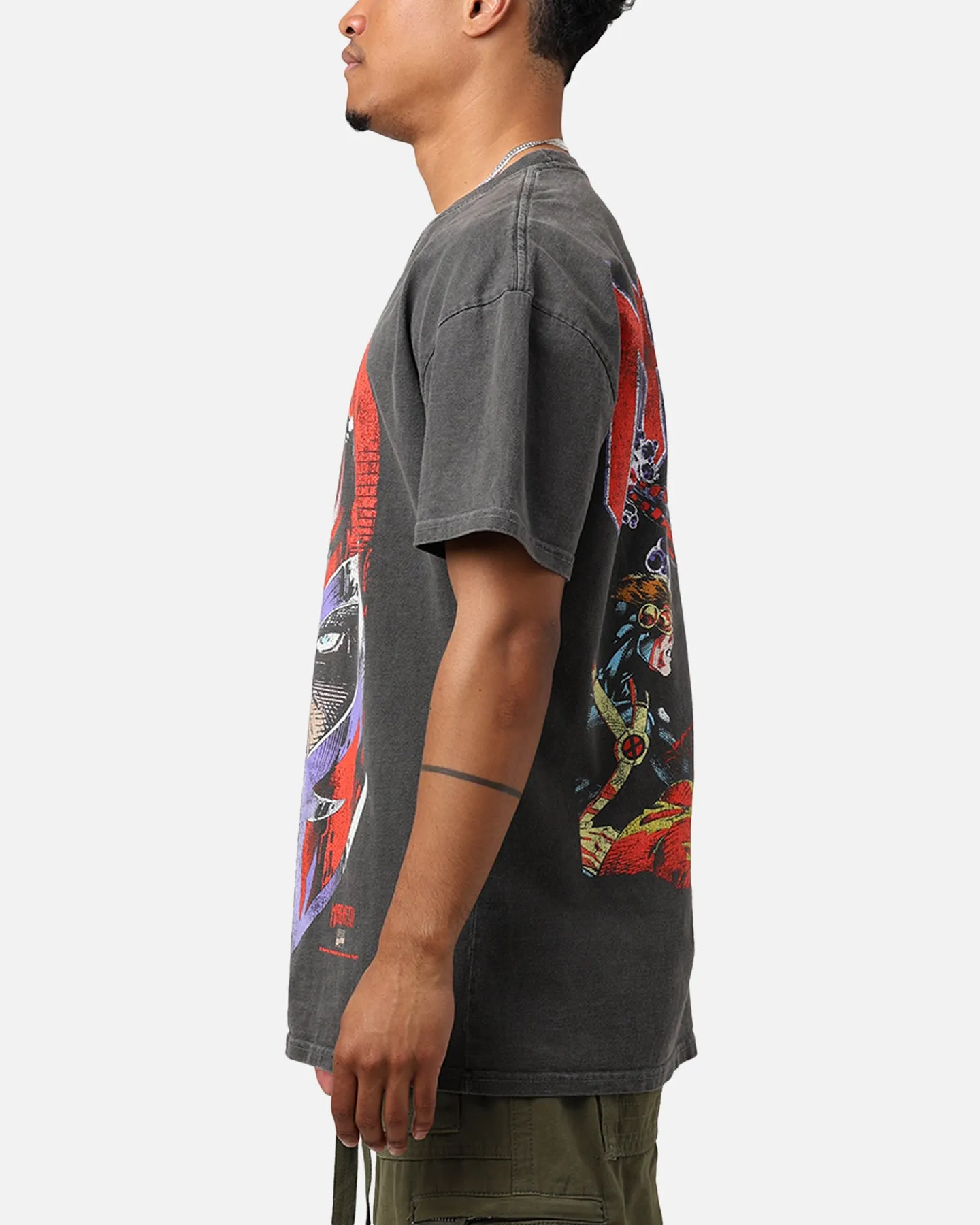 Sporty Comfort Marvel X-Men Magneto Heavyweight T-Shirt Black Wash
