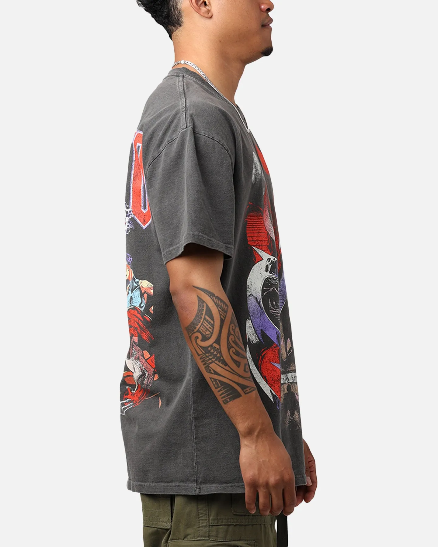 Lightweight Wear Sporty Look Wear Marvel X-Men Magneto Heavyweight T-Shirt Black Wash