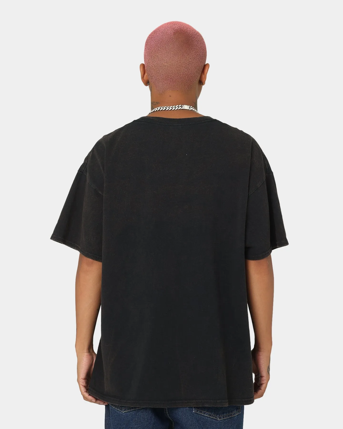Notorious B.I.G Biggie Bootleg Vintage T-Shirt Black Wash Functional Side Gussets Basic Layer