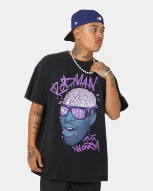 Essential Wear Rodman Brand The Worm Brain Vintage T-Shirt Black Wash