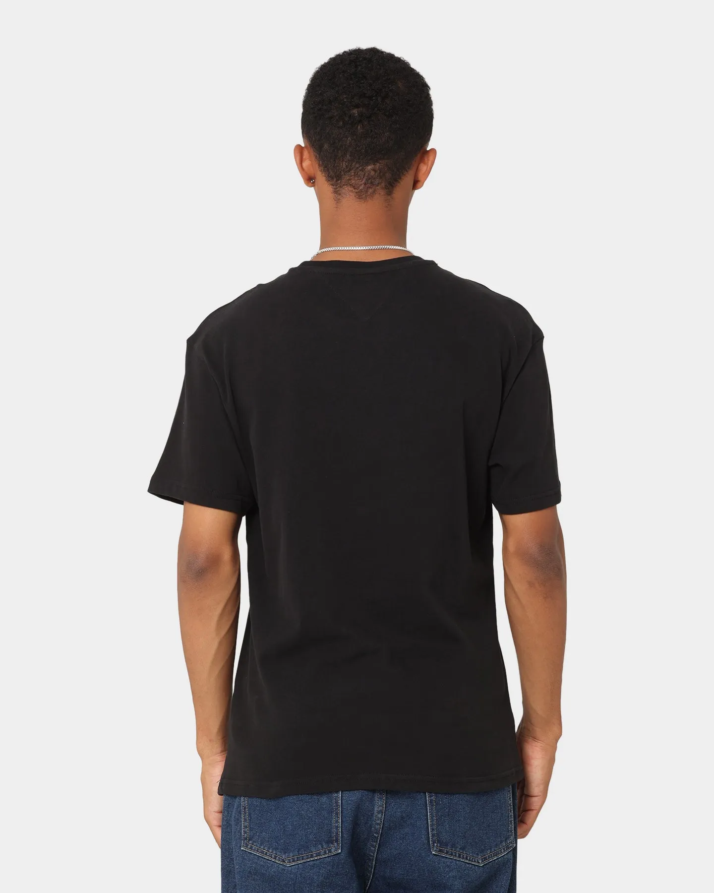Smooth Finish Odor-resistant Tommmy Jeans TJM Classic Collegiate T-Shirt Black