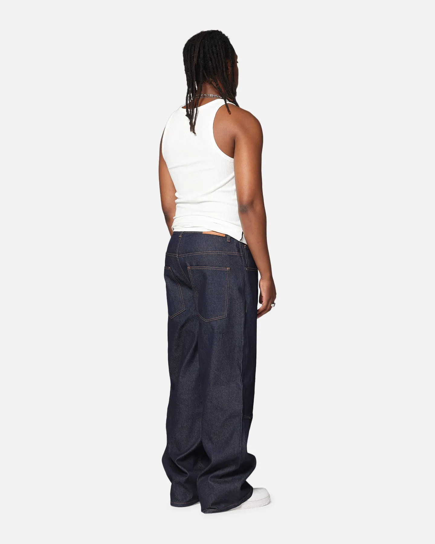 Adjustable Drawcord Saint Morta Amplus Jeans Indigo/Tan
