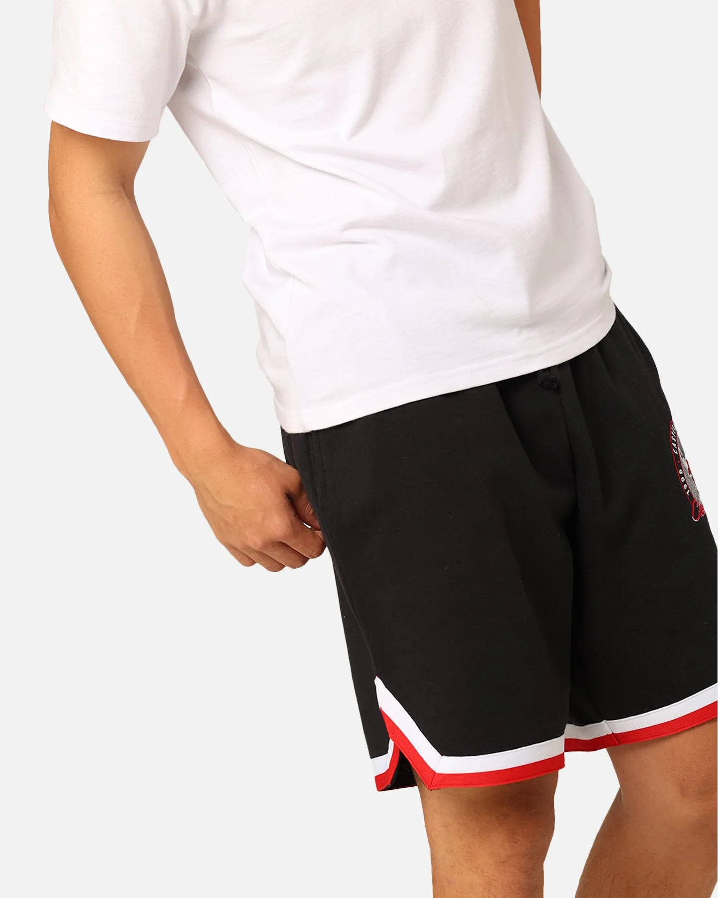 Mitchell & Ness Chicago Bulls Shooting Shorts Black Tailored Fit Simple Cut