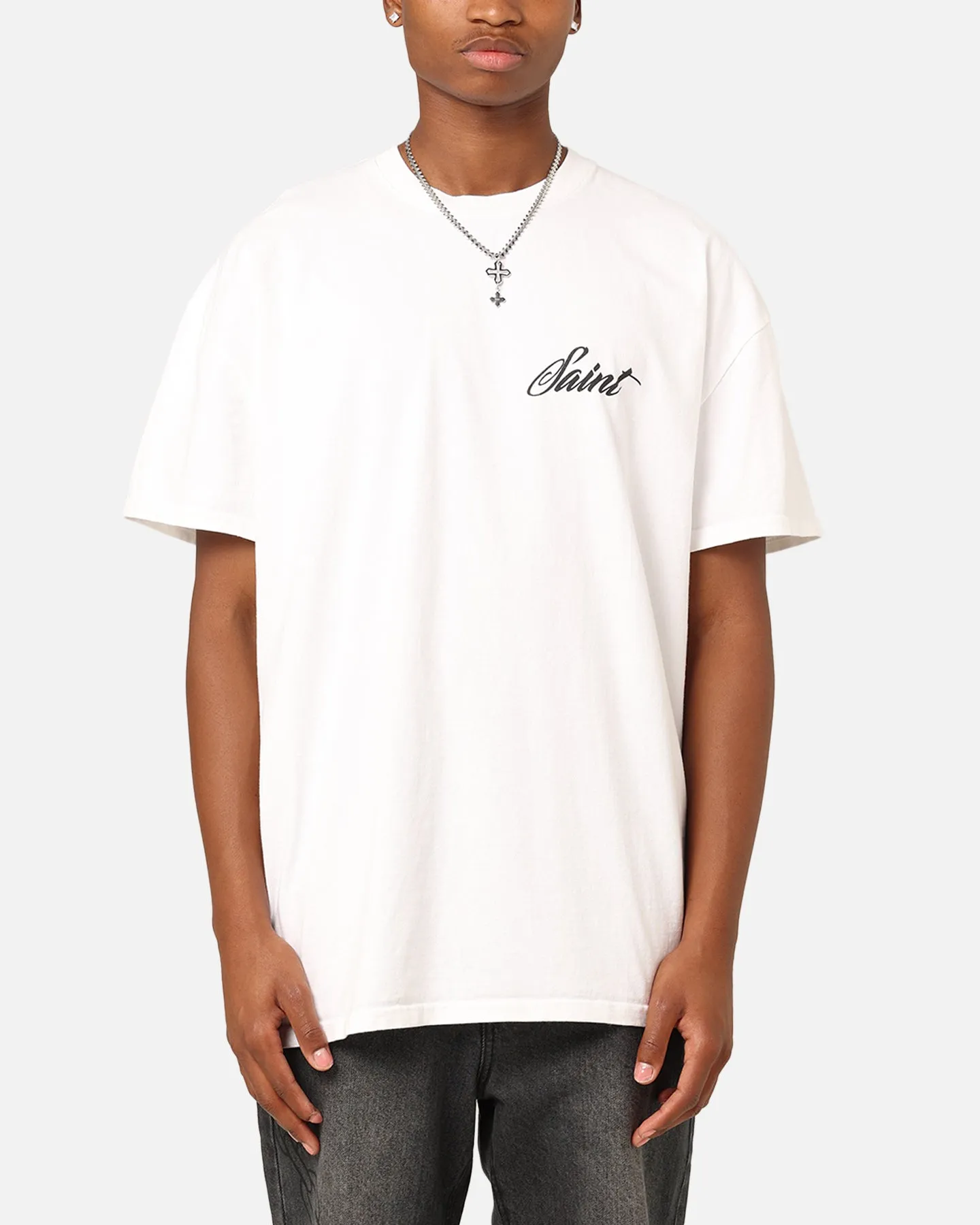 Saint Morta Guardian T-Shirt White Quick Dry Material