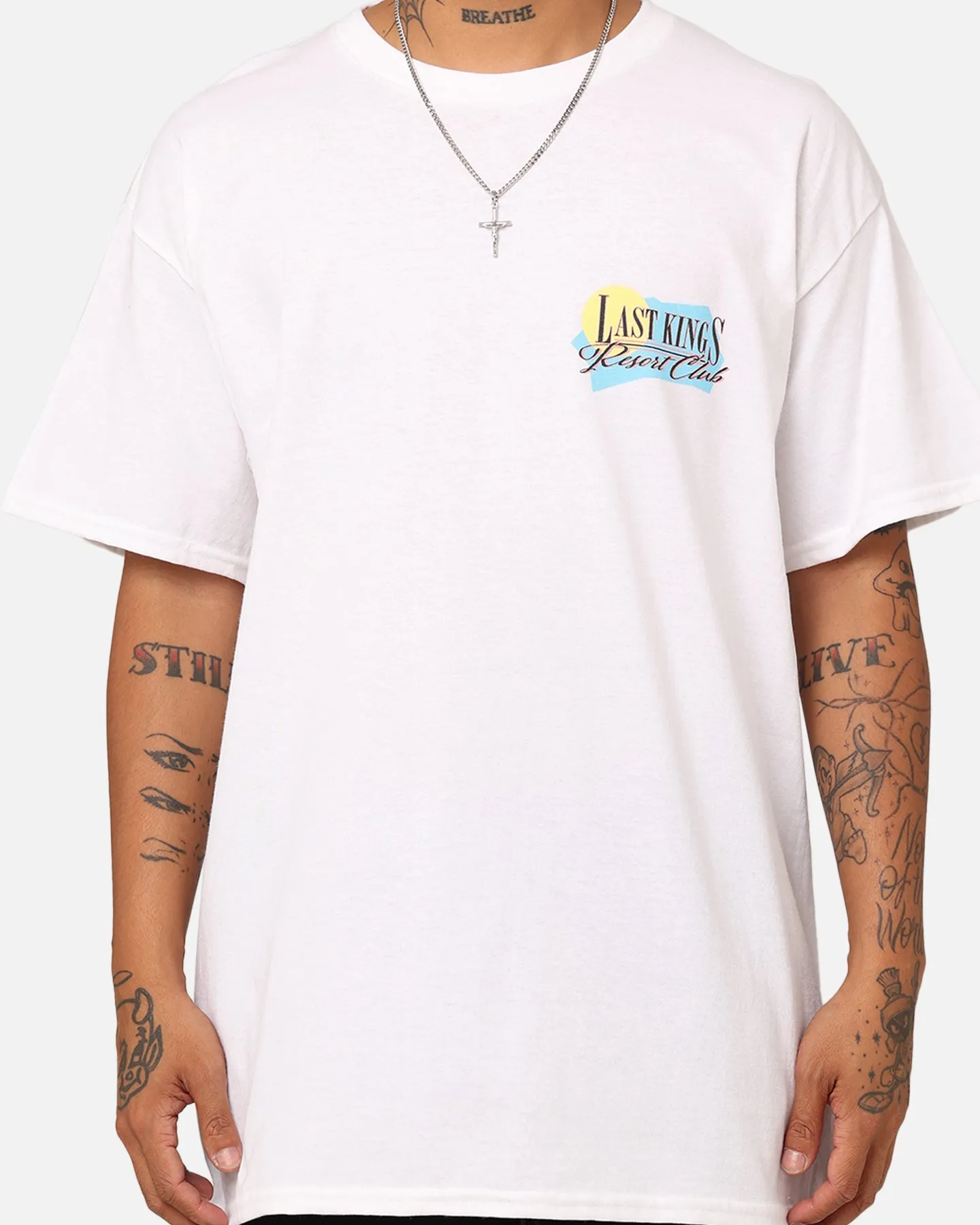 Last Kings Resort Club T-Shirt White Soft and durable Street Style