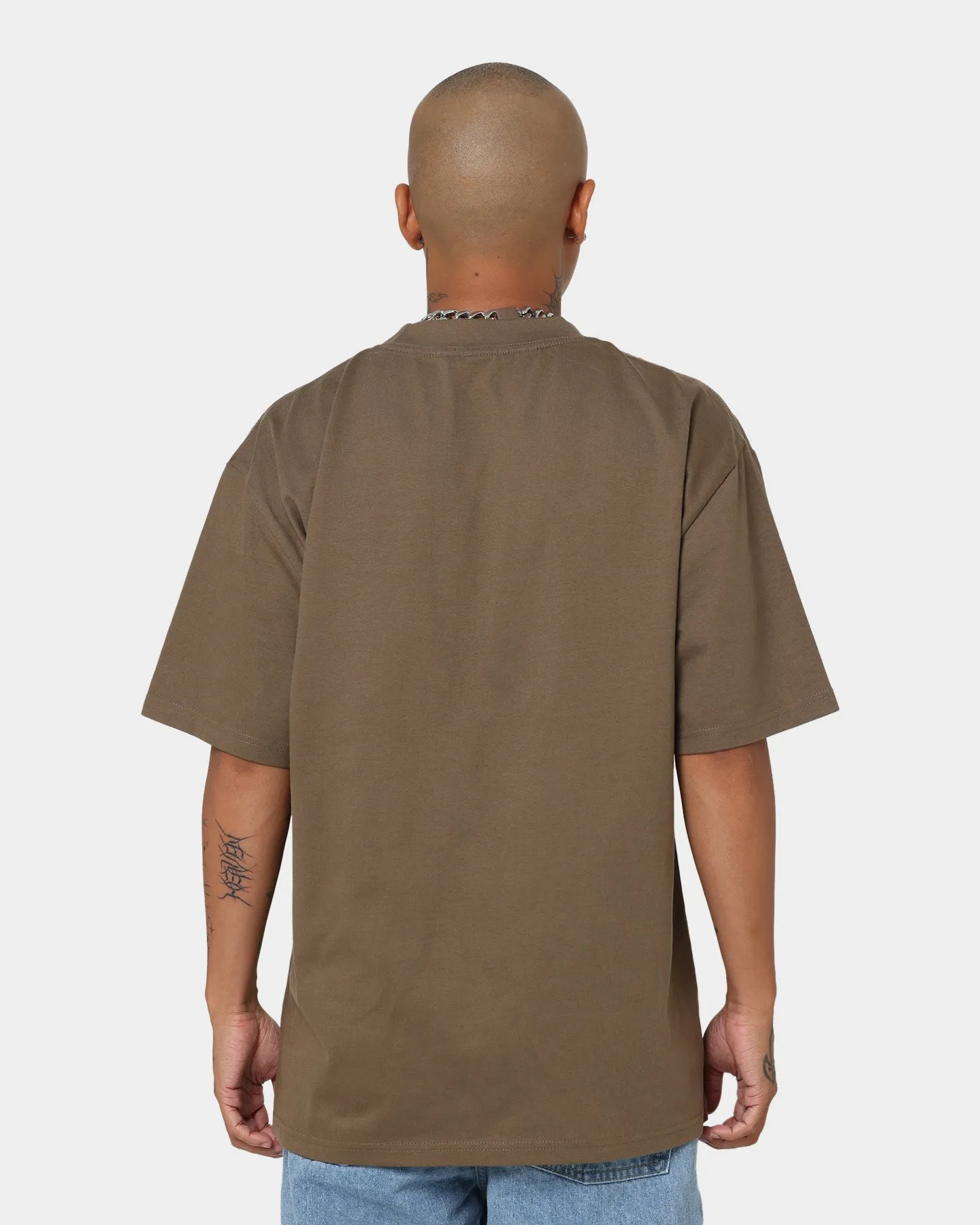 AS Colour Heavy T-Shirt Walnut Fade Resistant Print
