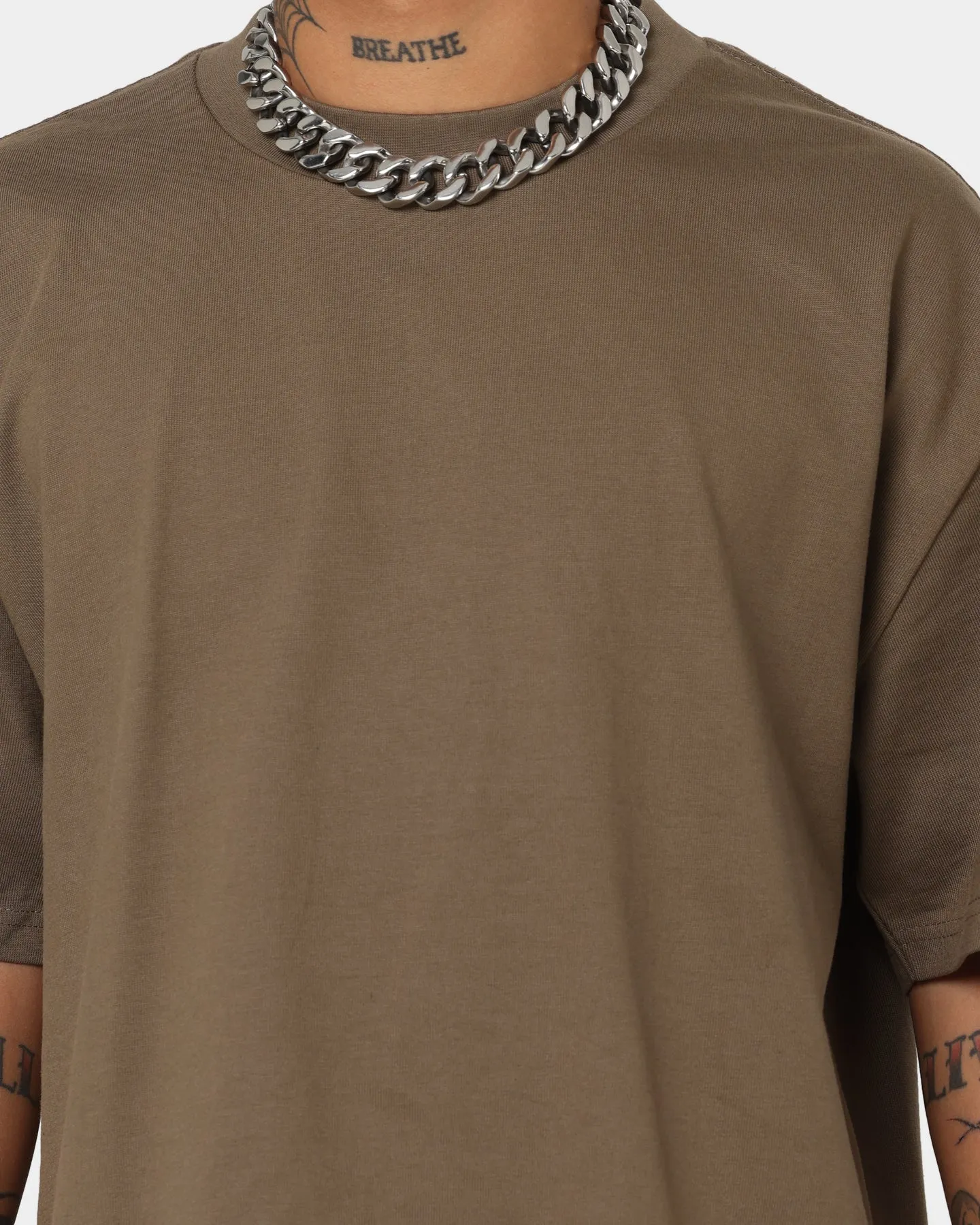 Gym clothing Comfortable Piece AS Colour Heavy T-Shirt Walnut