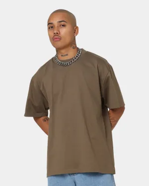 Comfy Wardrobe AS Colour Heavy T-Shirt Walnut