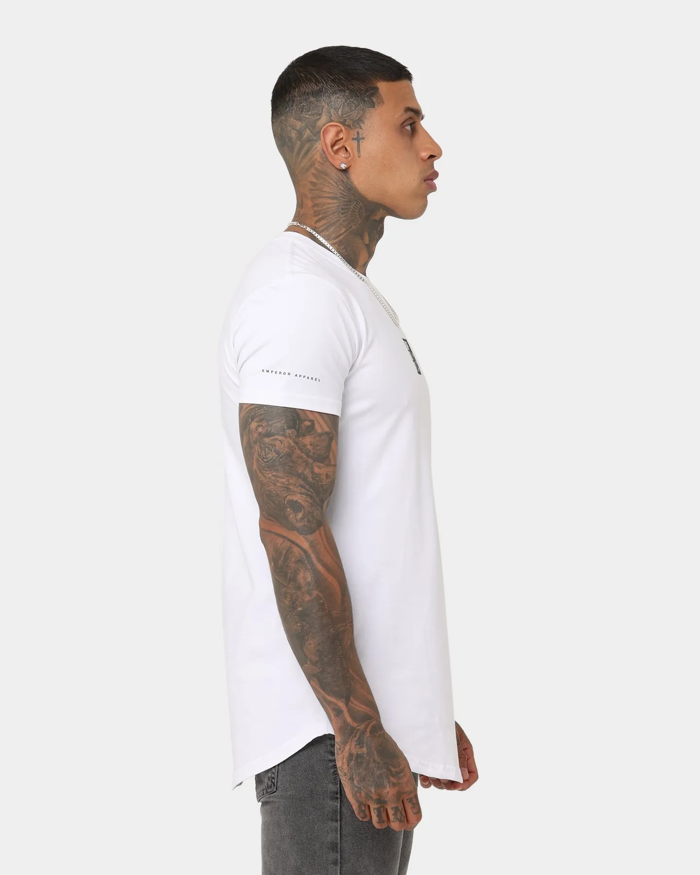 Emperor Apparel Cubics After Dark T-Shirt White Outdoor Activity Relax Outfit