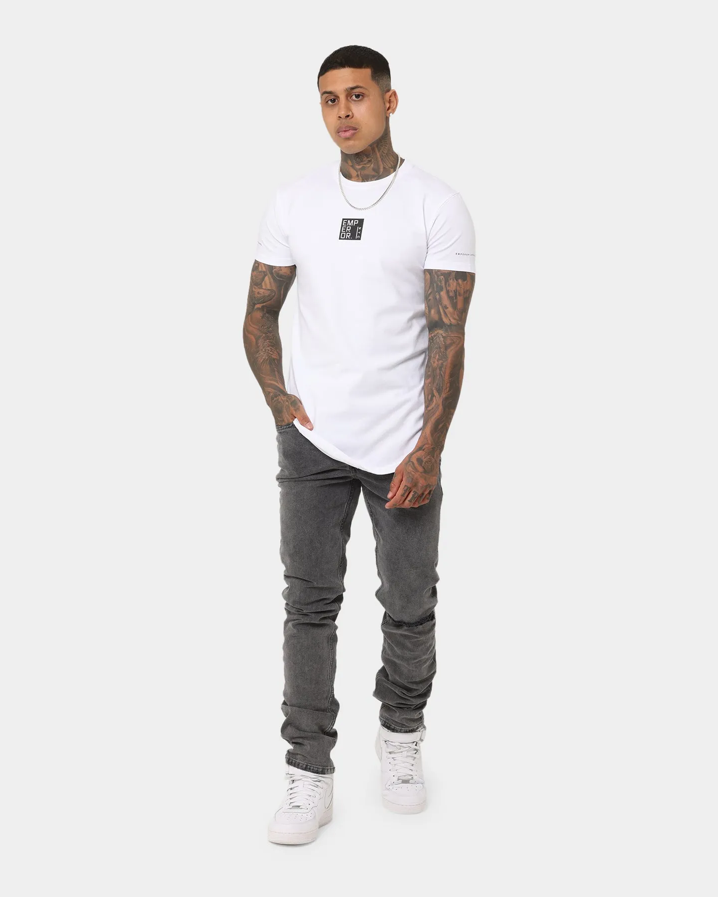 Emperor Apparel Cubics After Dark T-Shirt White Light Outfit