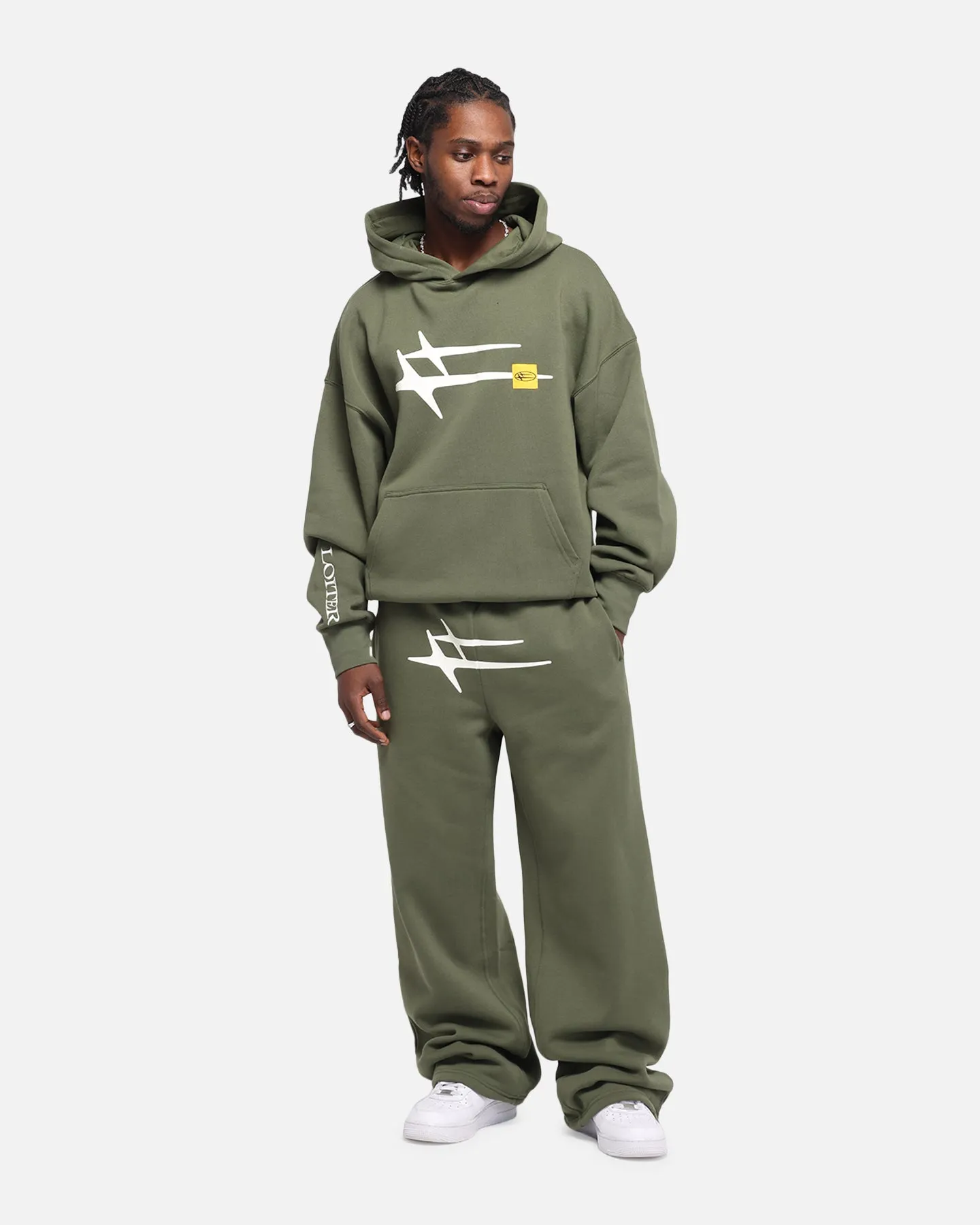 Loiter Hybrid Sweatpants Olive Smart Motion