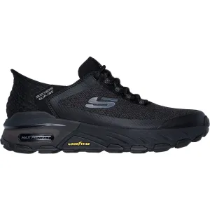 Skechers Mens Max Protect Assembly Hiking Shoes Black Weather resistant