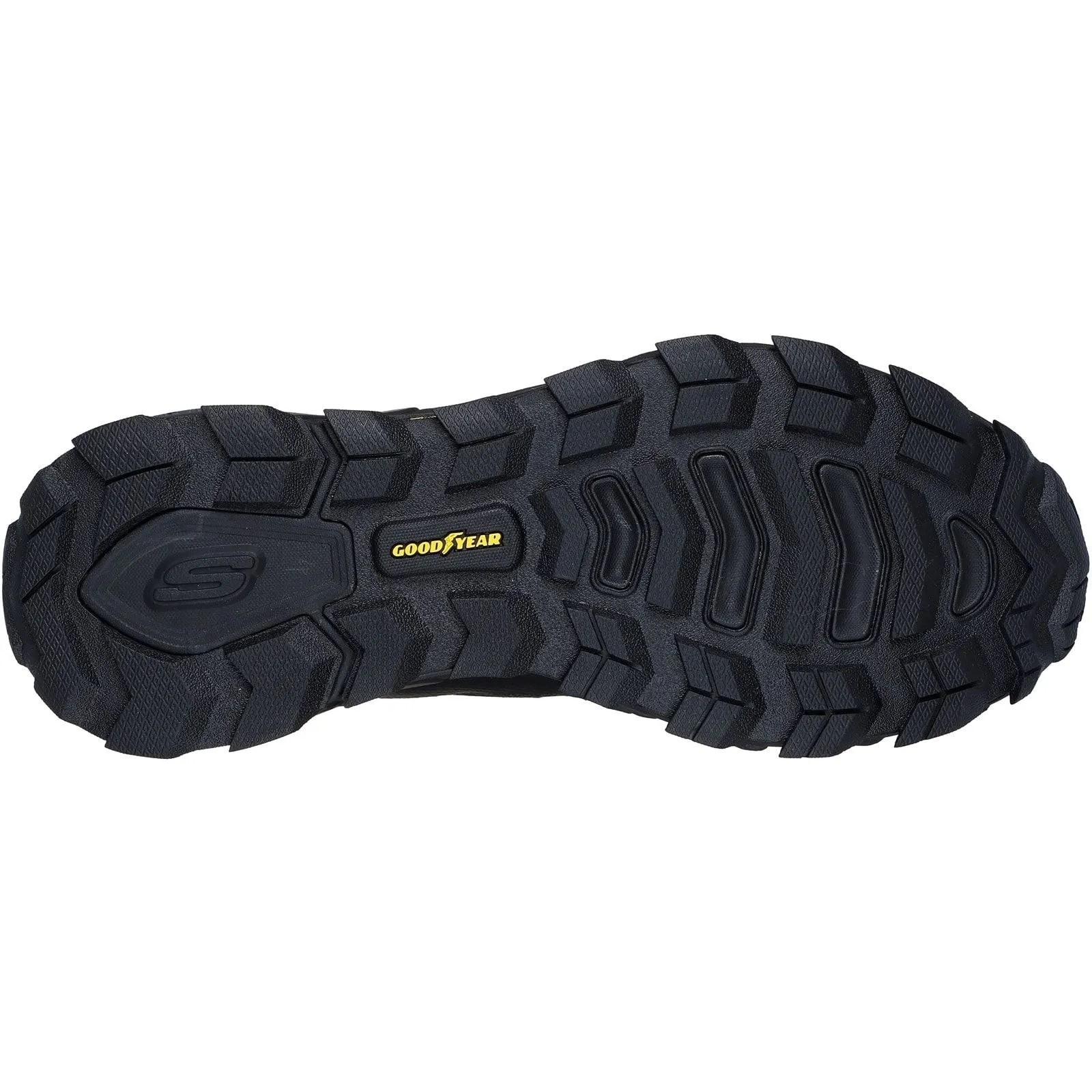 Skechers Mens Max Protect Assembly Hiking Shoes Black Backcountry Trek
