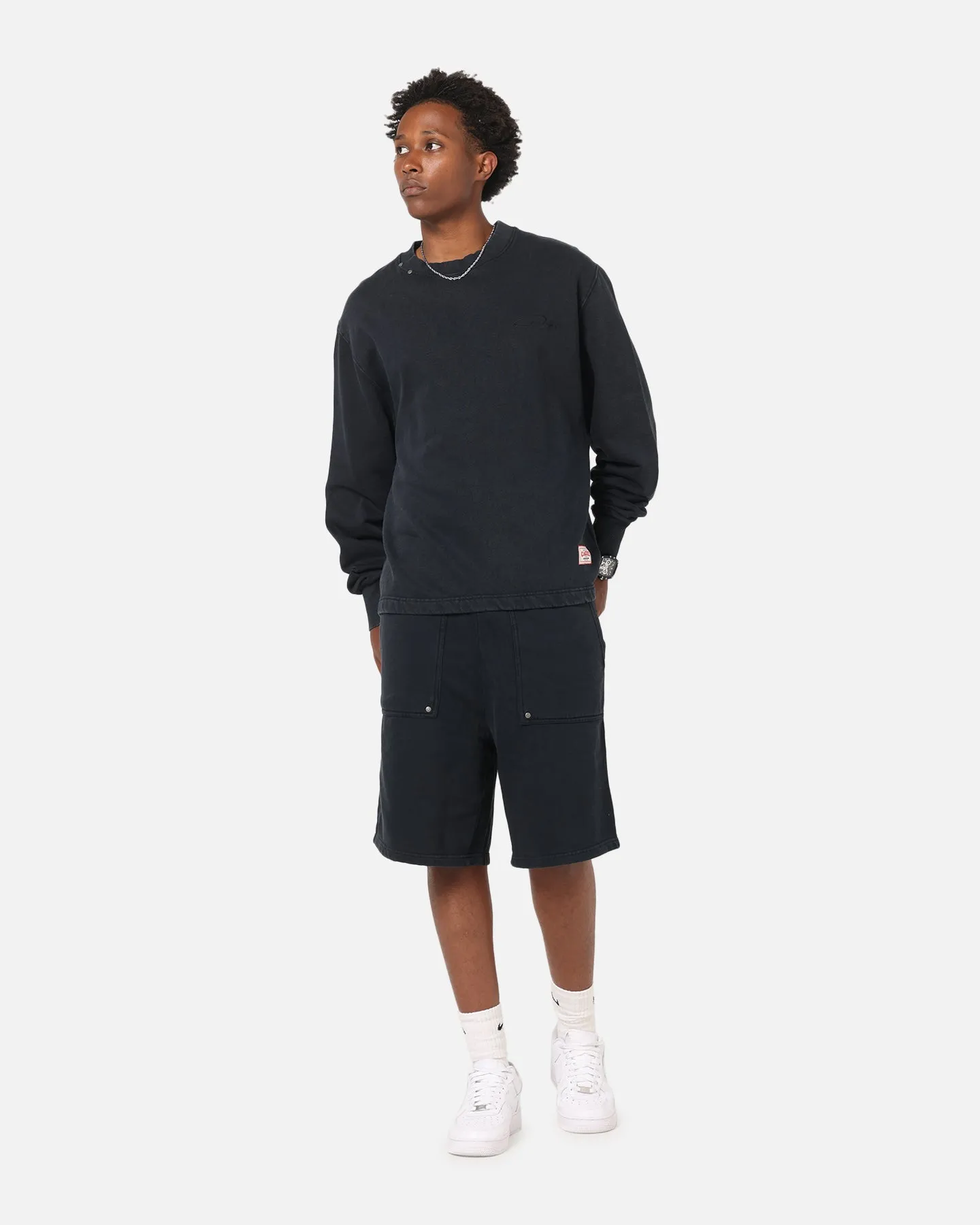 Carre Rivet Baggy Sweat Shorts Charcoal DIY project Comfy Active Wear